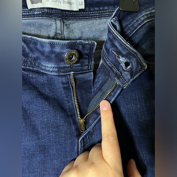 Levi’s Women’s 529 Curvy Bootcut Dark Wash Pockets Casual Stretch Jeans Sz 12 - Picture 12 of 16